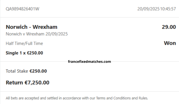 Double Fixed Matches