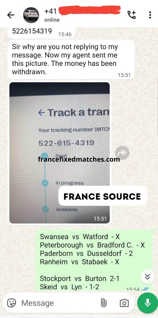 Proof of Fixed Matches